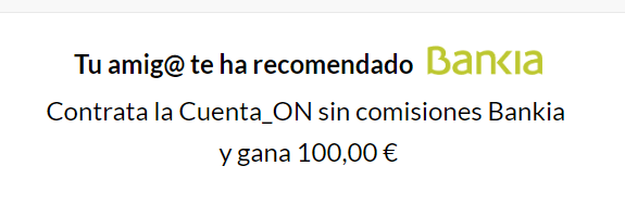 Recomendaci&oacute;n bankia