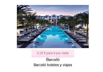 Anuncio 0,20&euro; por clic