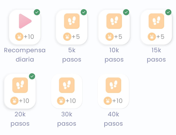 Bonificaci&oacute;n diaria