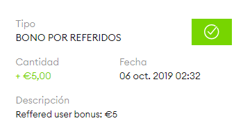 Bono 5&euro;