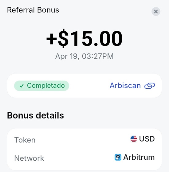 Bonus 15$