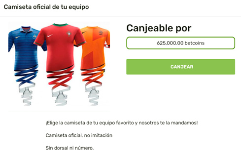 Camiseta oficial