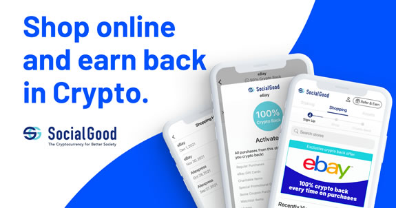 Cashback en crypto con social good