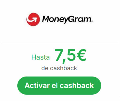 Cashback de Moneygram