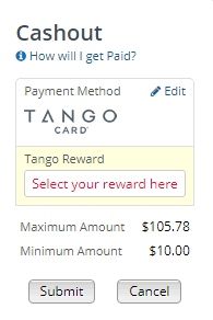 cashout