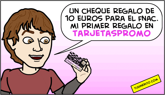 Cheque 10€ para Fnac: Mi primer regalo ganado en TarjetasPromo cheque-fnac