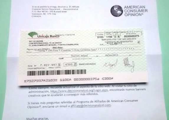 cheque