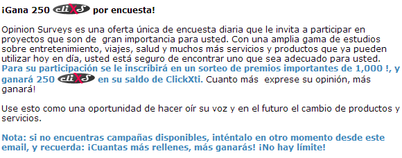 Clickxti encuestas pagadas clickxti-opinion-survey