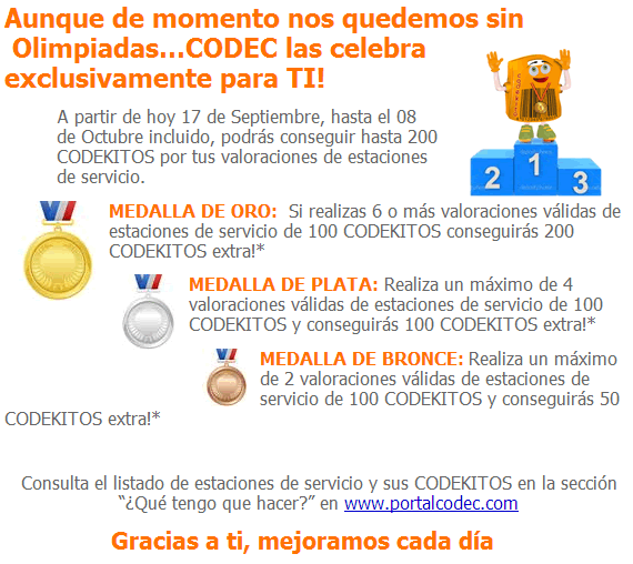 Nueva promo en CODEC codec