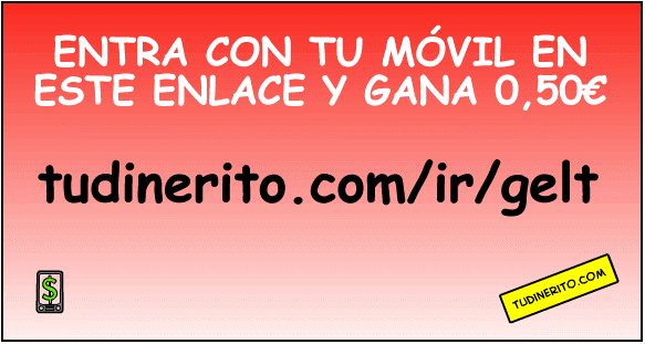 Código de invitación para ganar 0,50€ en GELT codigo-gelt