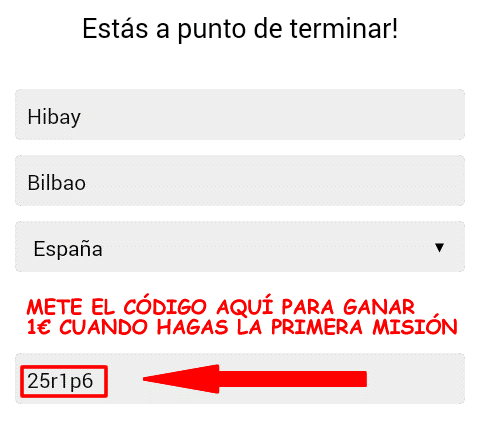C&oacute;digo BeMyEye 