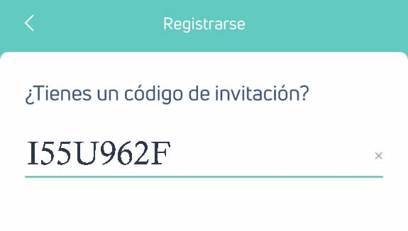 Código invitación para Quantfury