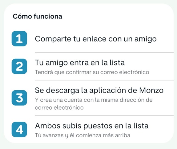 Cómo funciona la promo de Monzo