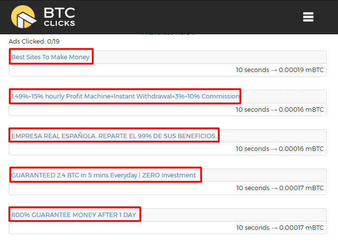 Funciona de la misma manera que las PTCs tradicionales Como funciona btc clicks