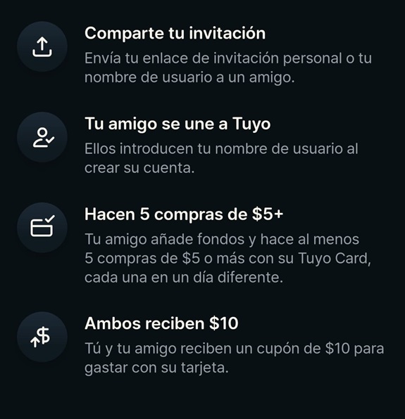 Cómo funciona Tuyo