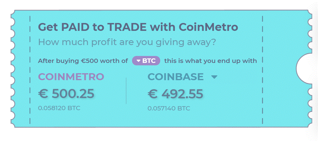 CoinMetro vs. Coinbase comparativa