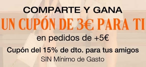 Comparte Shein y gana 3€