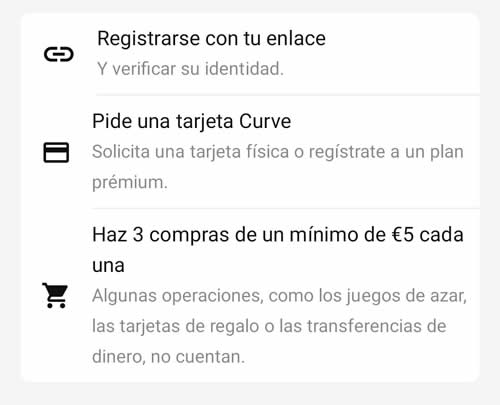 Condiciones para ganar 50€ por invitado