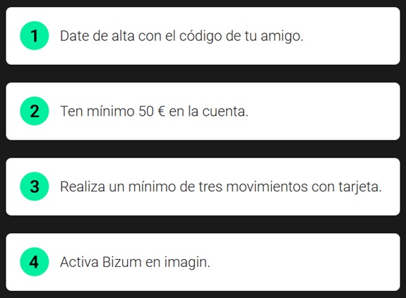 Condiciones de la promo de Imagin