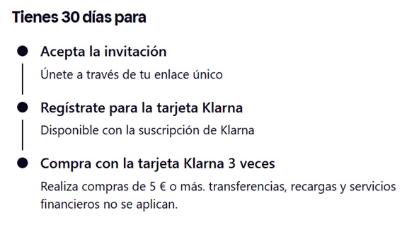 Condiciones de la promo de Klarna
