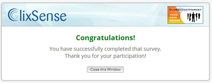 Congratulations pero no me habeis pagado la encuesta :( Congrats