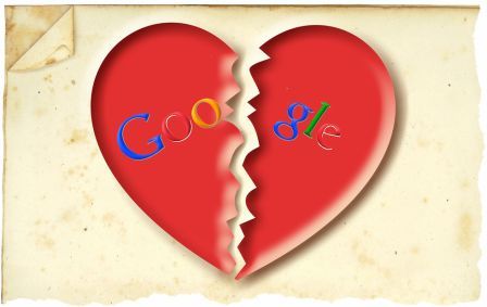 Corazon roto por Google