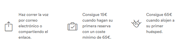 Comisiones por invitar amigos a Airbnb corre voz