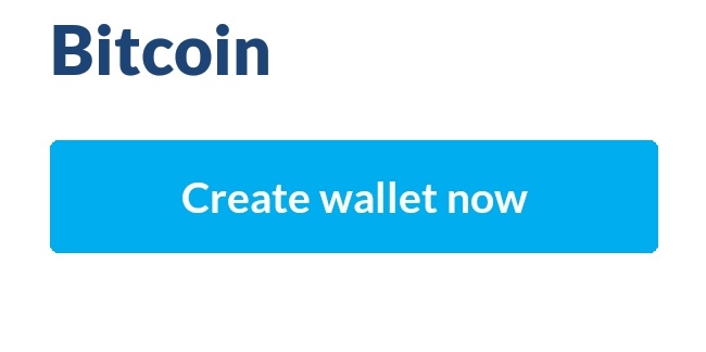 Último paso... crear wallet