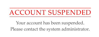 Suelen suspender cuentas por inactividad