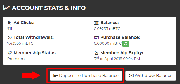 Primero hay que poner saldo dentro de "Purchase Balance" Depositar purchase balance