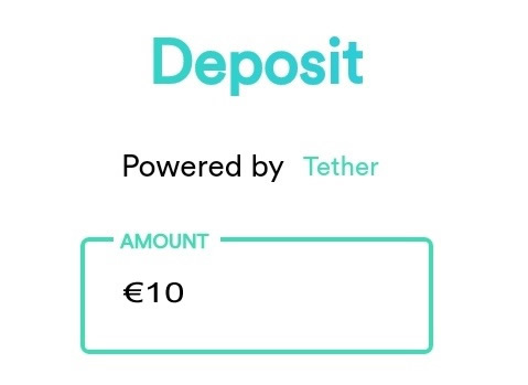 Ingresamos 10€ a través de transferencia bancaria deposito 10€