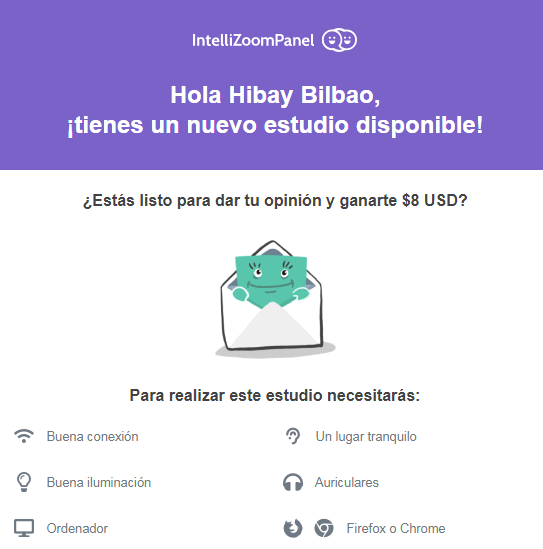 8 dólares por una encuesta 8 dólares