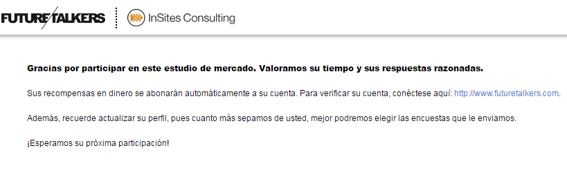 encuesta completada