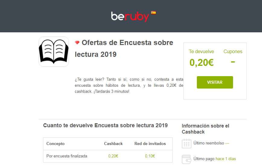 Encuesta sobre lectura en Beruby encuesta lectura