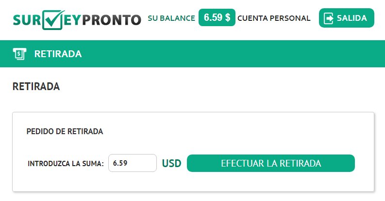 Saldo Survey Pronto