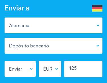 Enviar Alemania