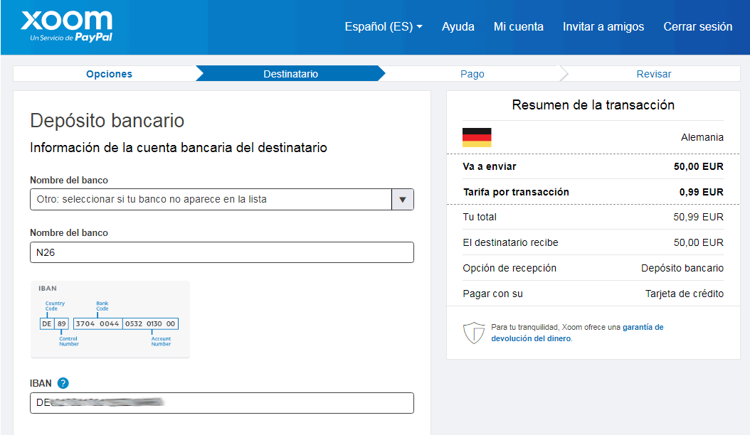 Enviamos dinero a otro país diferente al nuestro. enviar dinero