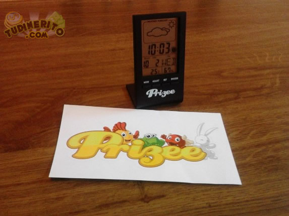 El regalo ganado en Prizee estacion-meteo