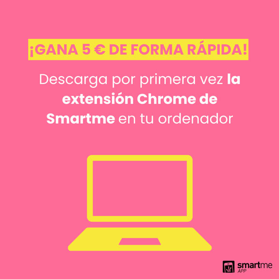 Condiciones para ganar 5€ por descargar la extensión para Chrome
