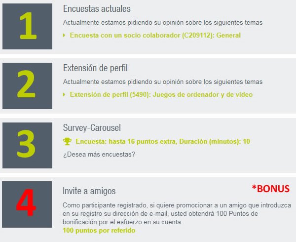Formas ganar dinero encuestas