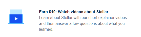 Gana 10$ viendo vídeos sobre Stellar 10$ Stellar