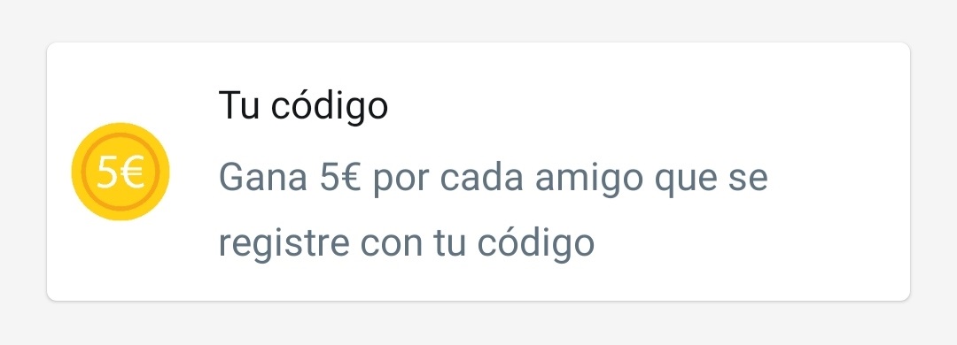 5€ por amigo 5€