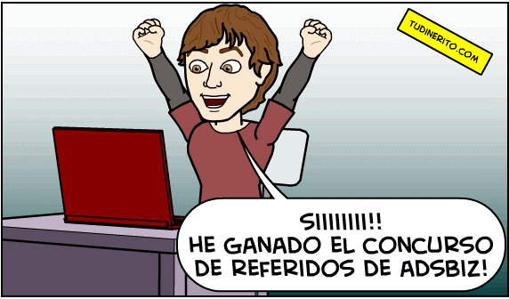 He ganado el concurso de referidos de Adsbiz ganador-concurso