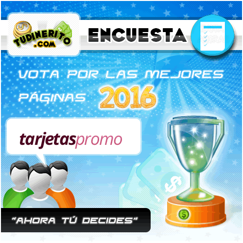 Tarjetas Promo: Ganadora 2016 Premios TuDinerito