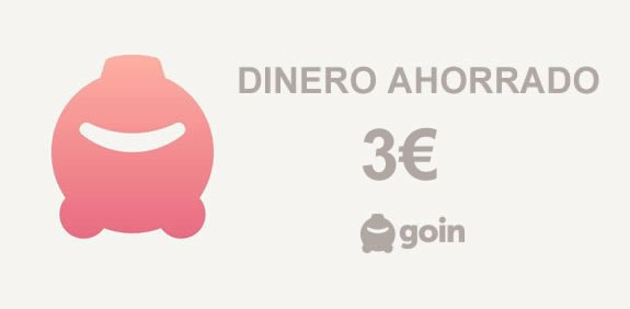3€ de regalo para GOIN Goin