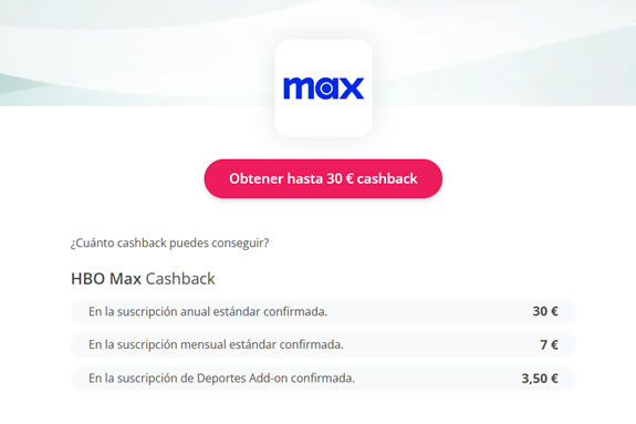 Cashback de HBO