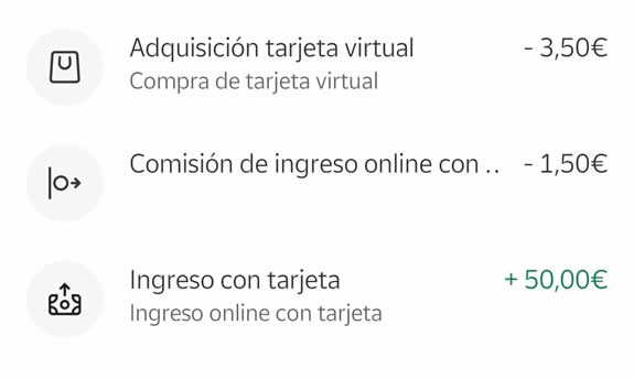 mi historial en Correos Prepago