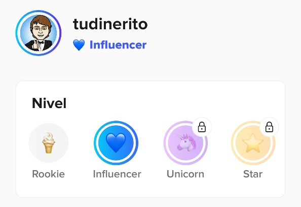 Nivel influencer en Peoople influencer