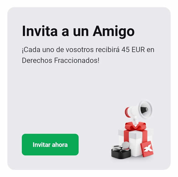 Invita a un amigo y gana hasta 45€ en XTB