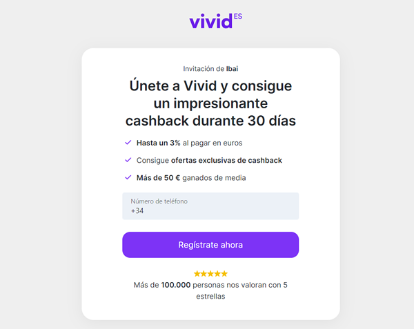 Invitación para Vivid Money